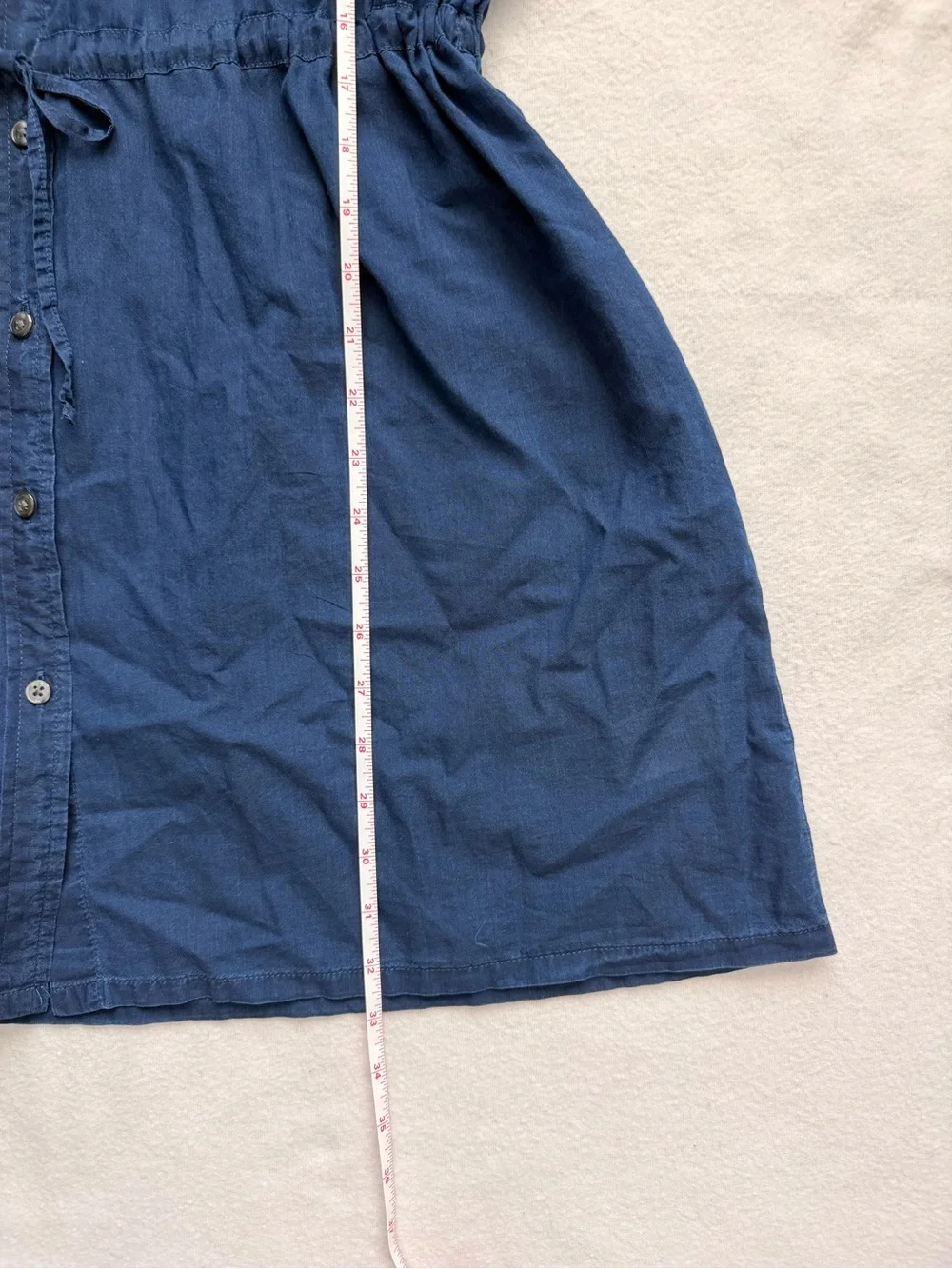 J.Crew Indigo Cotton Shirt Dress - Size XS (Oversized fit)